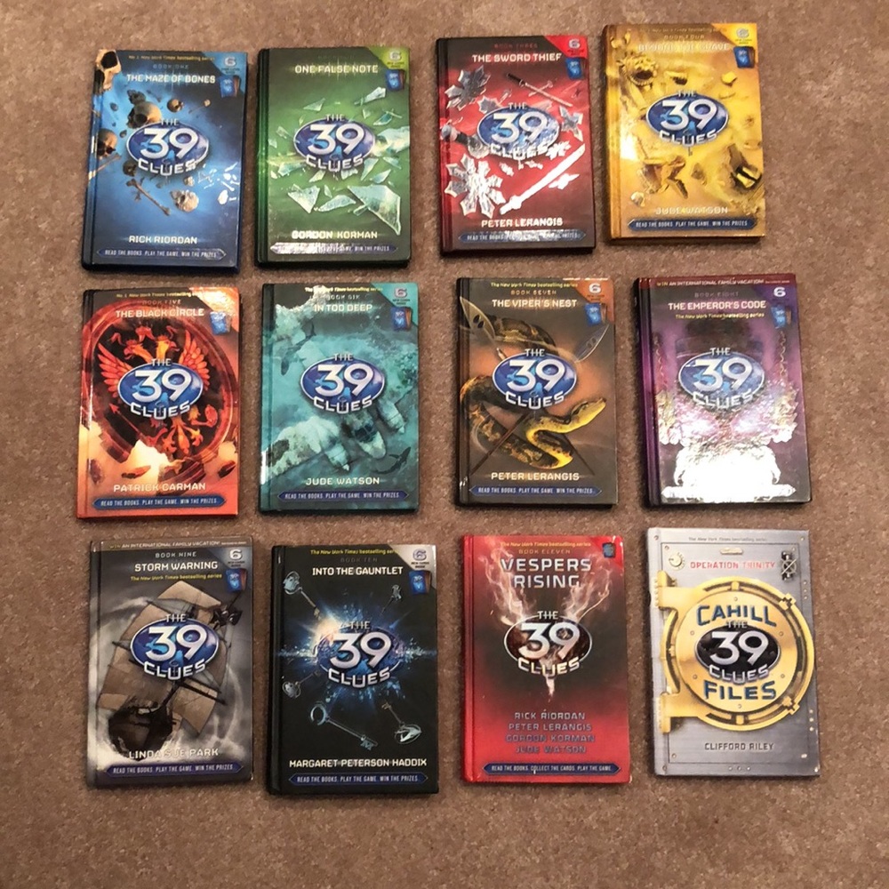 39 Clues Book Series Complete Original Series Collection & 1st book Cahill Files